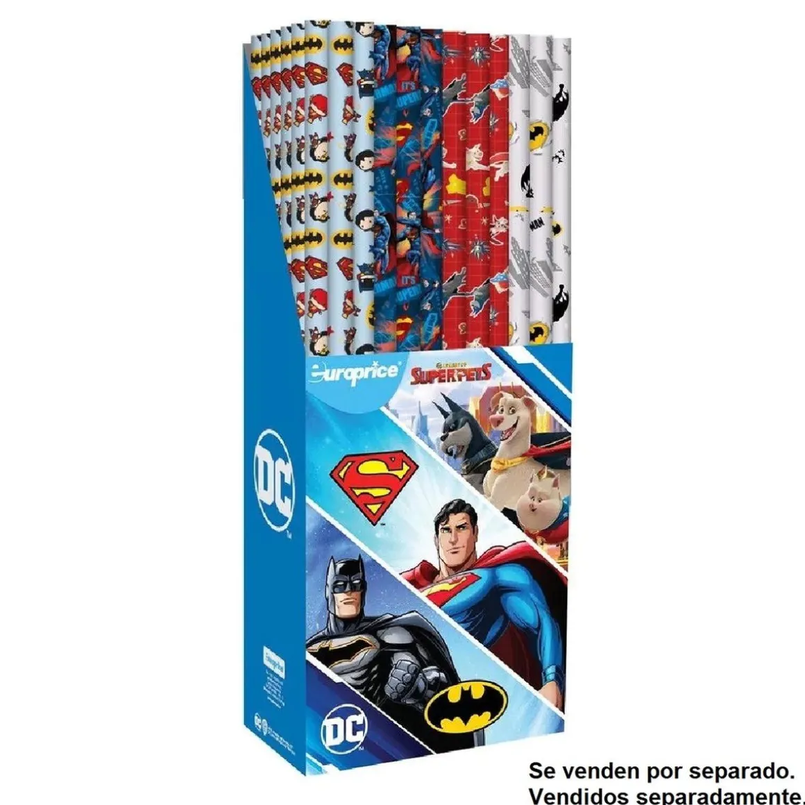 Papel de regalo DC Super heroes