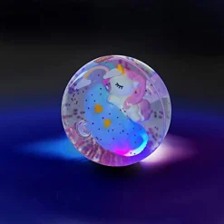 Pelota luminosa animosa con unicornio ㅤ