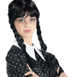 Peluca Miércoles Addams