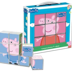 Peppa Pig - Rompecabezas 9 Cubos