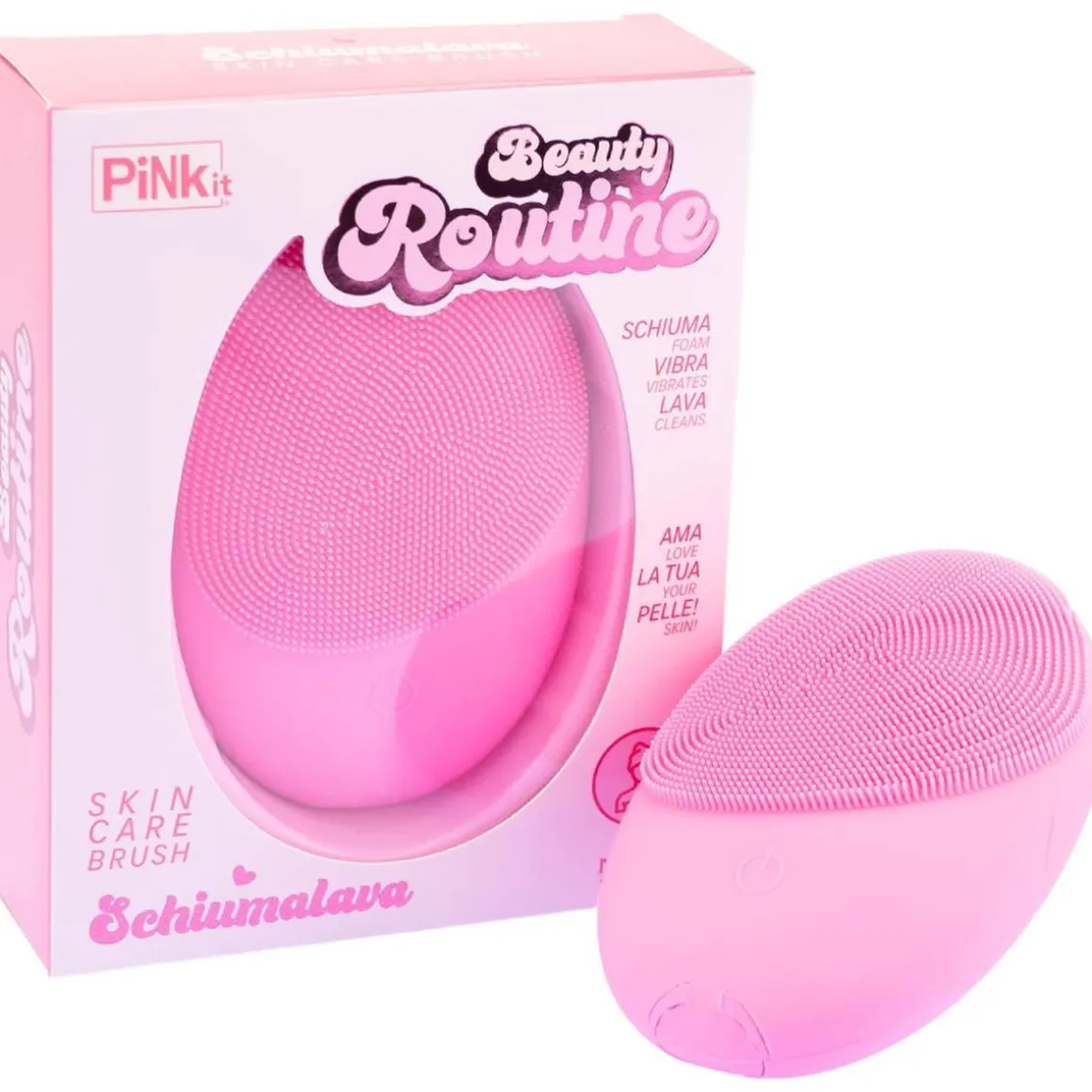 Pink It - Beauty Routine Masajeador y limpiador facial