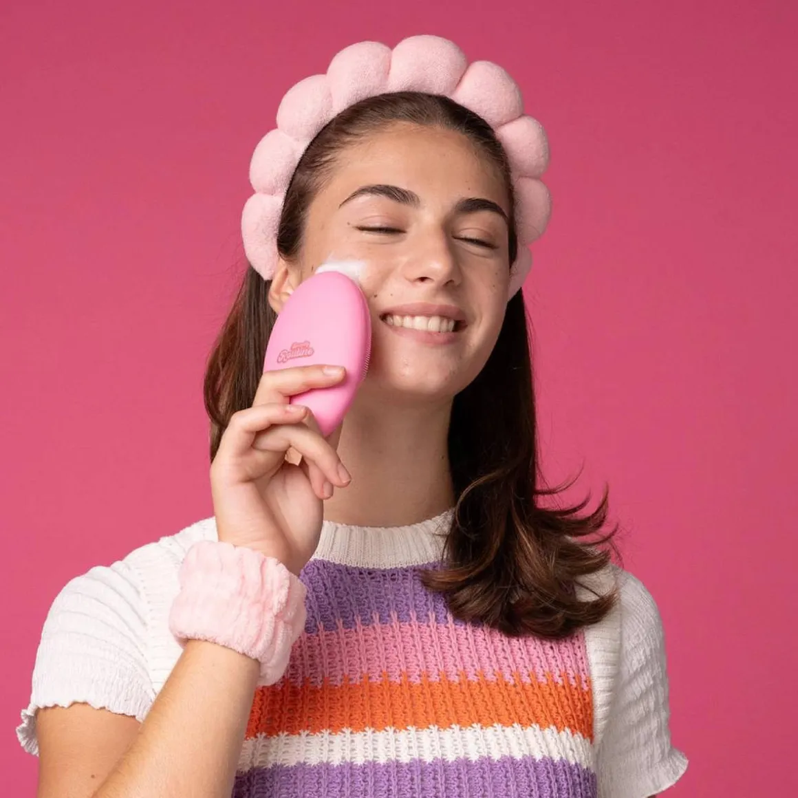 Pink It - Beauty Routine Masajeador y limpiador facial