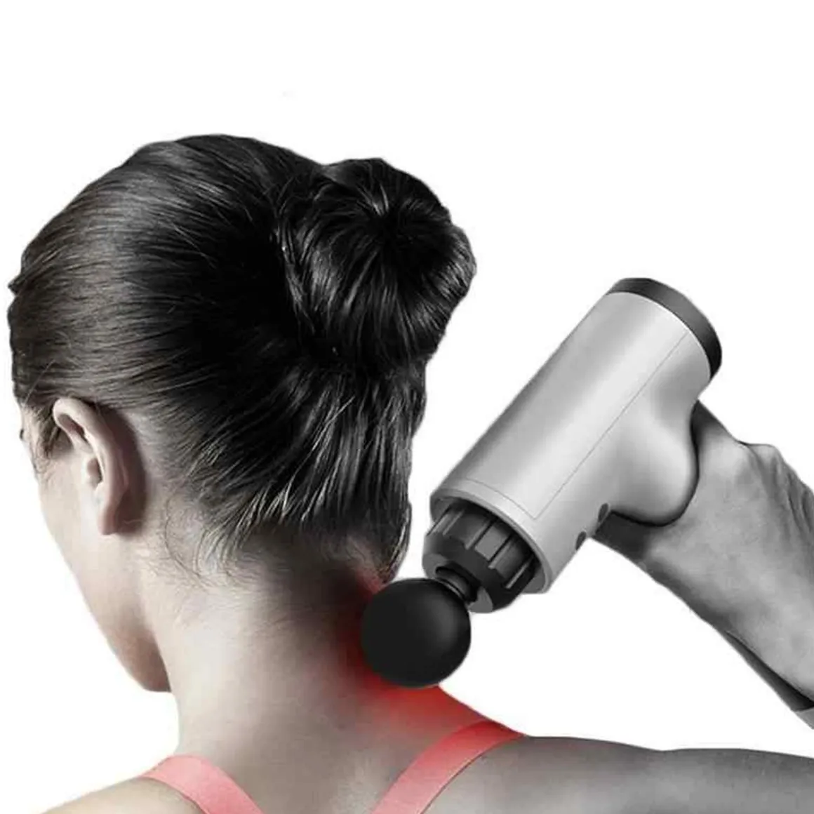 Pistola de masaje Gris