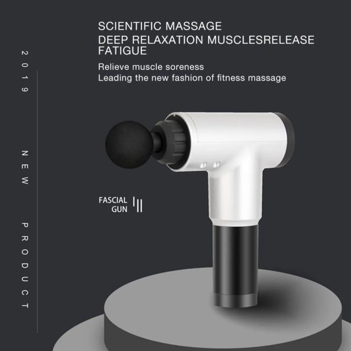 Pistola de masaje Gris