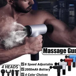 Pistola de masaje Negra