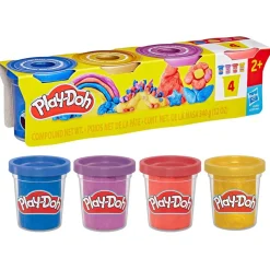 Play-Doh - Pack 4 botes pasta de modelar (Varios Modelos)