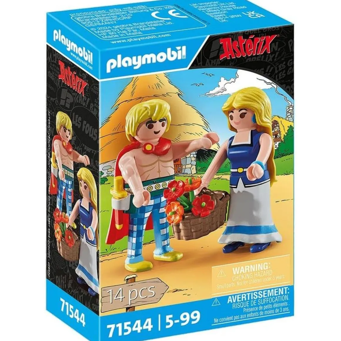 Playmobil - Astérix Tragicómix y Falbalá Juego ㅤ