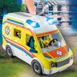 Playmobil - Playmobil City Life Ambulancia con luz y sonido ㅤ