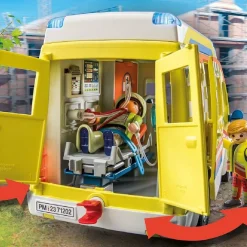 Playmobil - Playmobil City Life Ambulancia con luz y sonido ㅤ