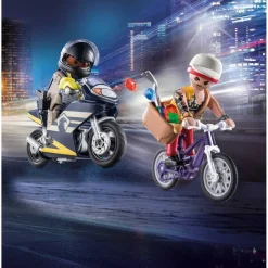 Playmobil - Starter Pack Fuerzas Especiales y Ladrón Playmobil City Action ㅤ
