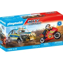 Playmobil City Action - Pick Up Persecución Policial