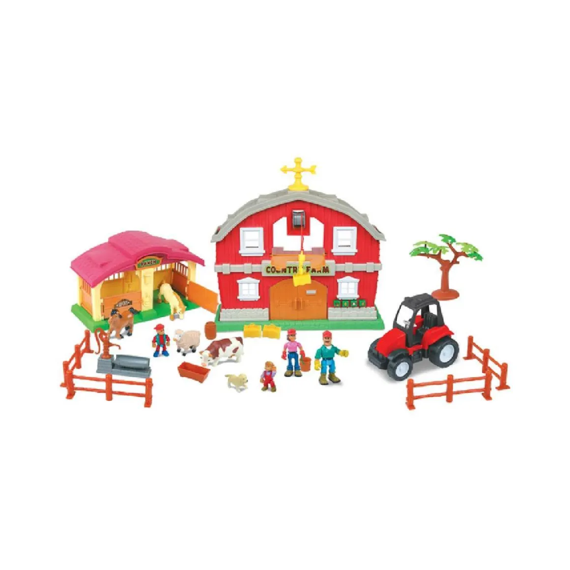 Playset granja con accesorios
