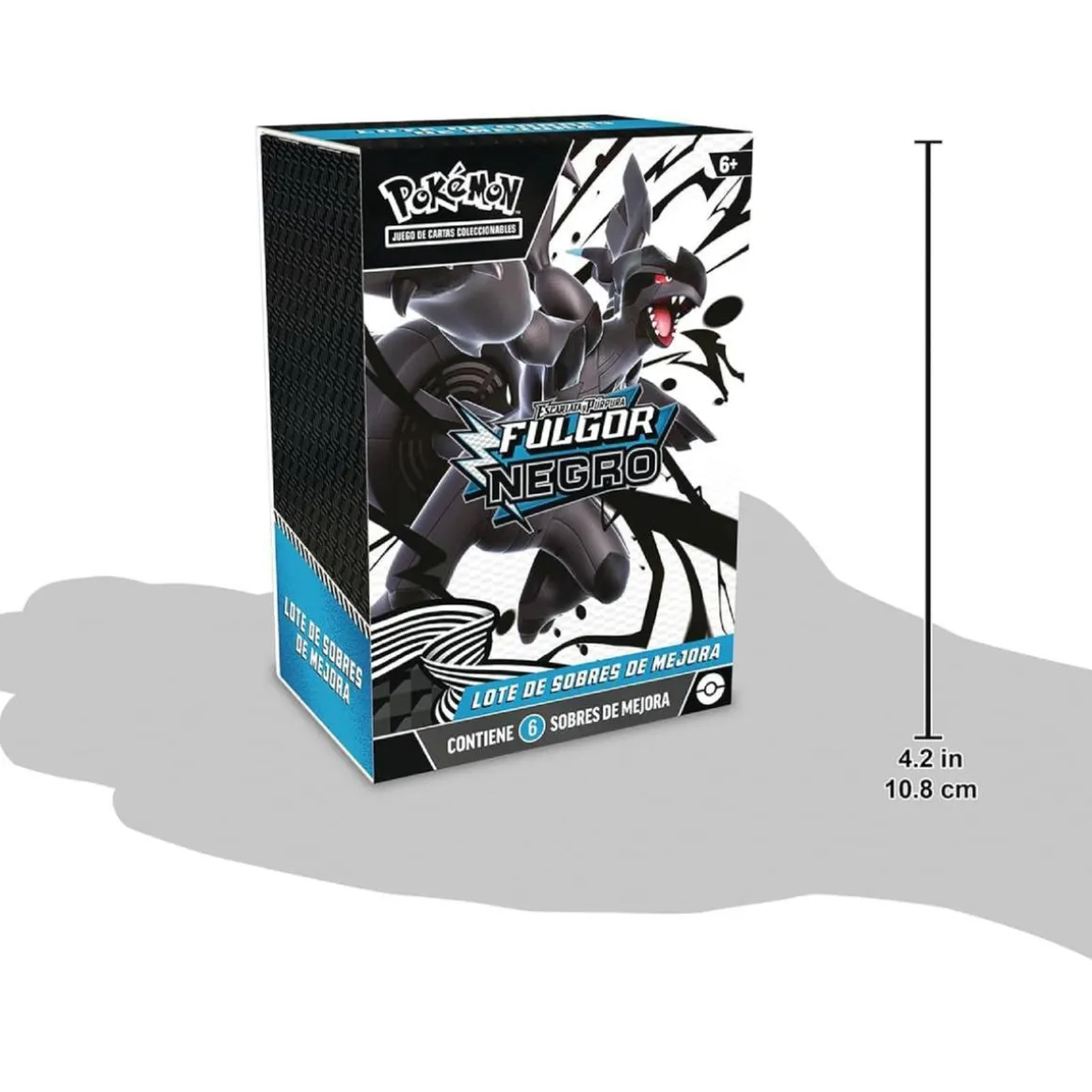 Pokémon - Pack 6 sobres de cartas Escarlata y Púrpura Fulgor Negro (español)