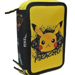 Pokémon - Plumier 3 cremalleras - Skate Face