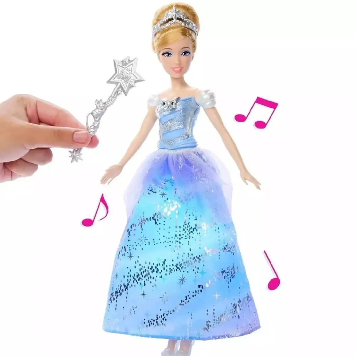 Princesas Disney - Cenicienta con vestido de baile encantado