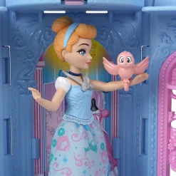 Princesas Disney - Conjunto de juego apilable castillo y princesas sorpresa (Varios modelos)