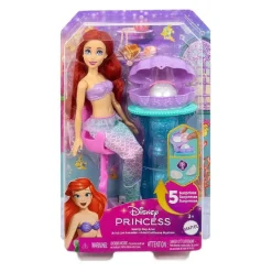 Princesas Disney - Muñeca Ariel con tocador desplegable