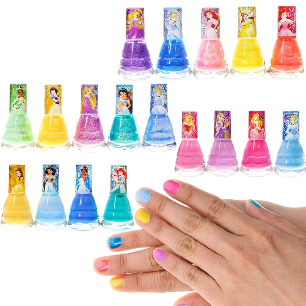Princesas Disney - Set 18 esmaltes de uñas