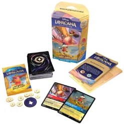 Ravensburger - Disney Lorcana - Baraja de Inicio Ruby/Sapphire (Inglés)