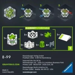 Ravensburger - Element Turntable - accesorio para sistema de canicas y ferrocarril ㅤ