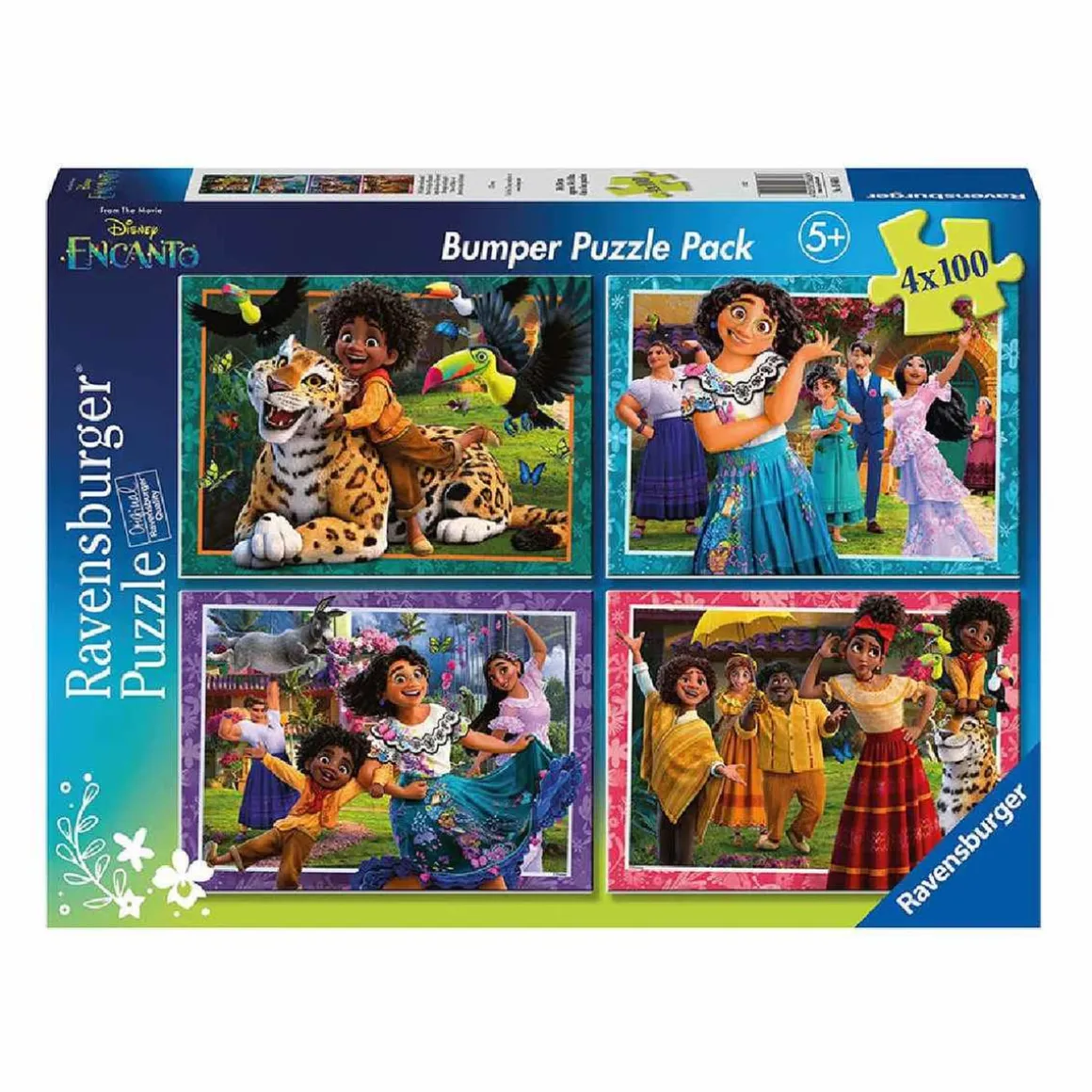 Ravensburger - Encanto - Pack 4 puzzles 100 piezas