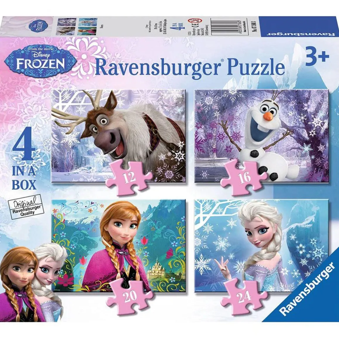 Ravensburger - Frozen - Puzzle 4 in a box