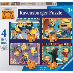 Ravensburger - Gru - Puzzle 4 in a box Mi Villano Favorito 4