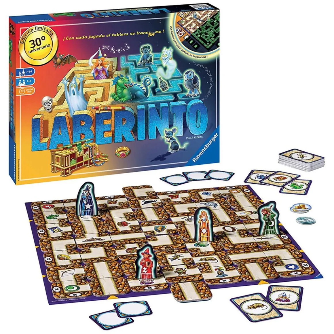 Ravensburger - Laberinto Family Glow in the Dark