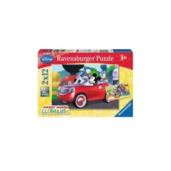 Ravensburger - Mickey Mouse - Pack puzzles 2x12 piezas Mickey y compañía