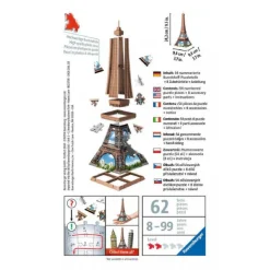 Ravensburger - Mini puzzle 3D Torre Eiffel