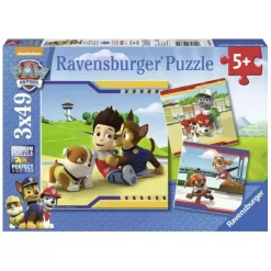 Ravensburger - Patrulla canina - 3 puzzles 49 piezas