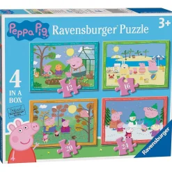Ravensburger - Peppa Pig - Puzzle 4 in a box
