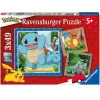 Ravensburger - Pokémon - Pack 3 puzzles 49 piezas