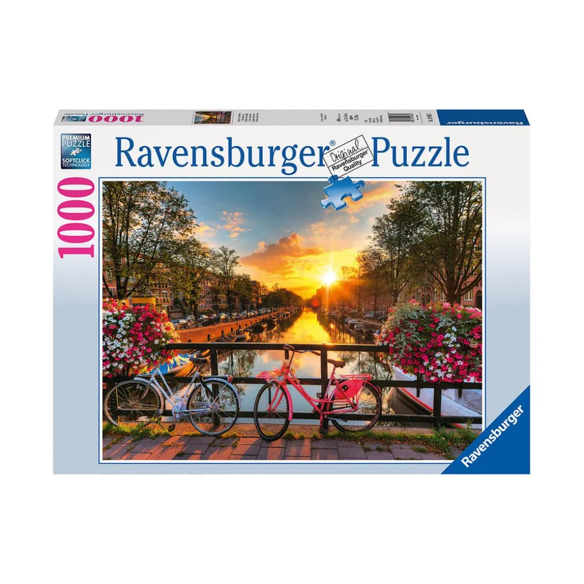 Ravensburger - Puzzle 1000 pcs Bicis Amsterdam