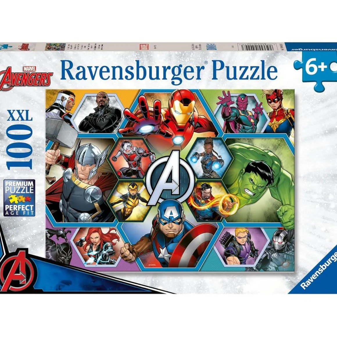 Ravensburger - Puzzle 100 piezas XXL Los Vengadores