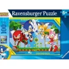 Ravensburger - Puzzle 100 piezas XXL Sonic the Hedgehog