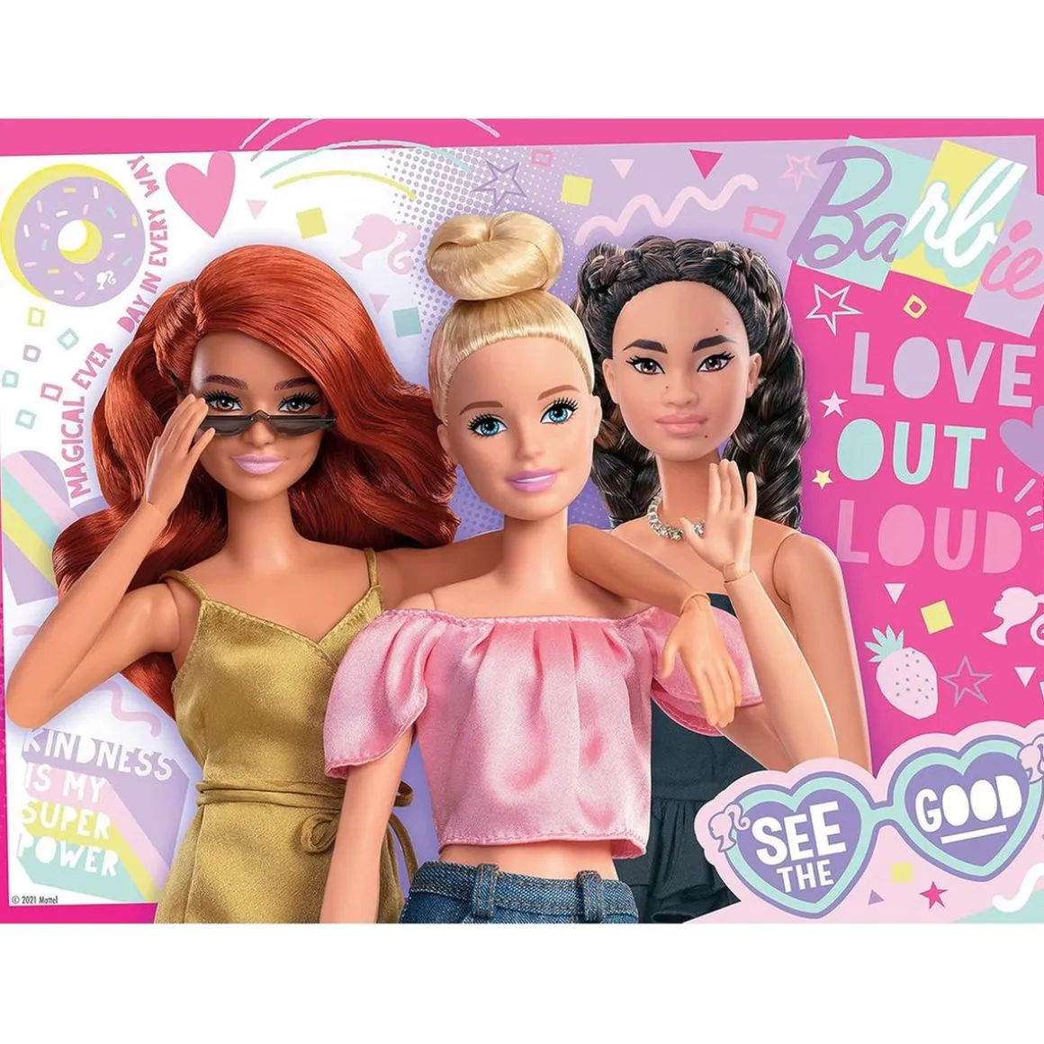 Ravensburger - Puzzle 100 piezas XXL - Barbie