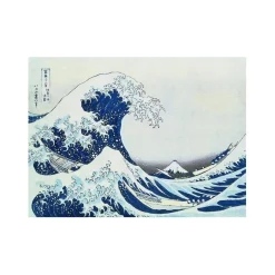 Ravensburger - Puzzle 1000 piezas Art - Hokusai: Gran Ola Kanagawa