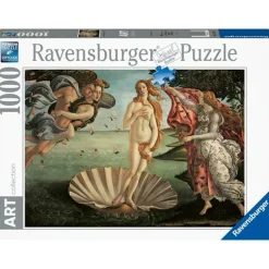 Ravensburger - Puzzle 1000 piezas Art - Botticelli: El nacimiento de Venus