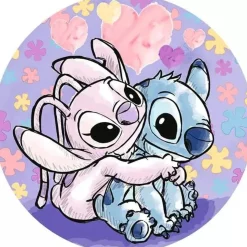 Ravensburger - Puzzle circular Disney Stitch, colección rompecabezas, 500 piezas ㅤ