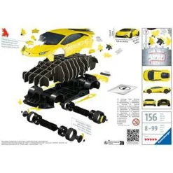 Ravensburger - Puzzle 3D de 156 piezas vehículos ㅤ