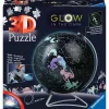 Ravensburger - Puzzle 3D Globo Estrellas Glow in the dark 180 piezas ㅤ
