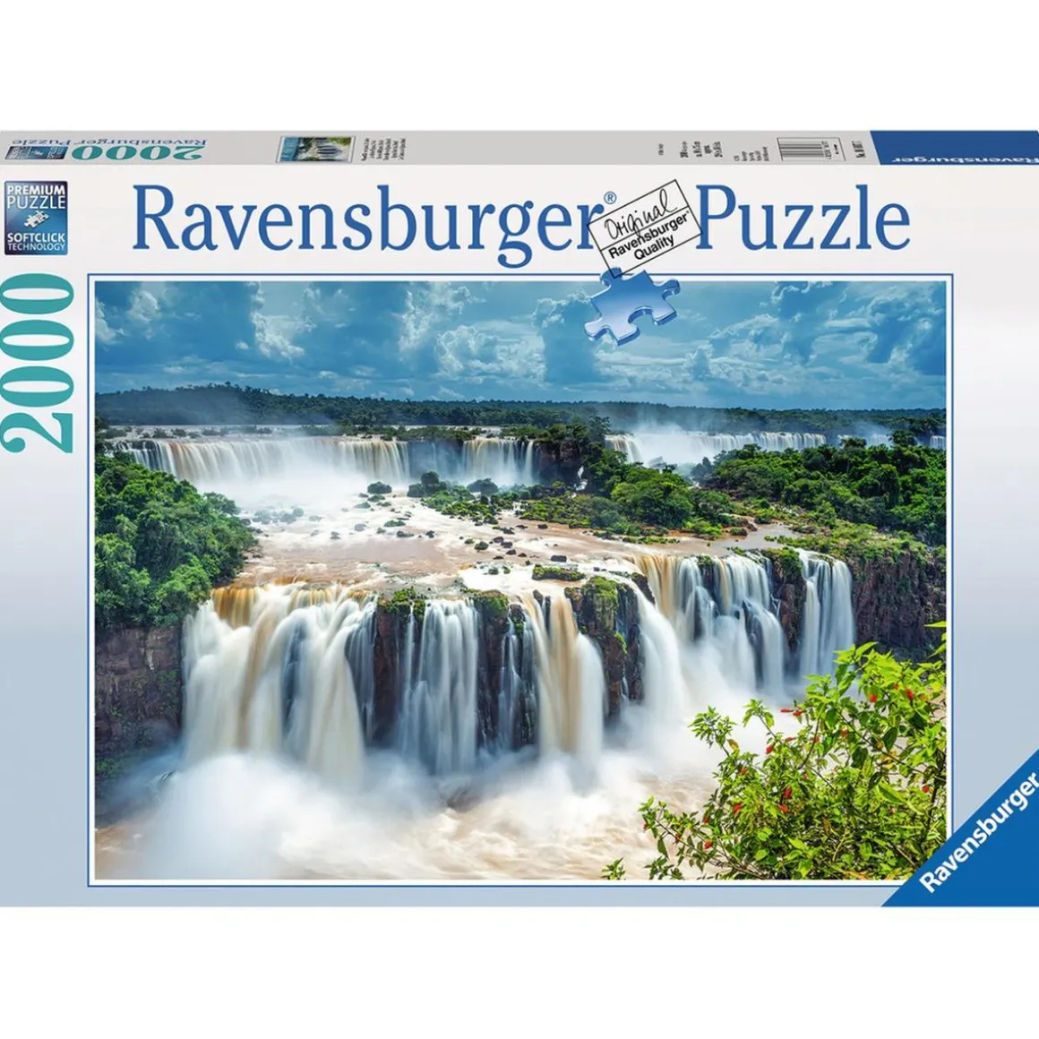 Ravensburger - Puzzle de 2000 piezas - Cataratas de Iguazú, Brasil ㅤ