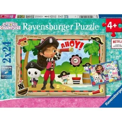 Ravensburger - Puzzle de colección Gabby's Dollhouse, 2 sets de 24 piezas ㅤ