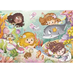 Ravensburger - Puzzle de hadas y sirenas, colección 2 x 12 piezas para niños ㅤ