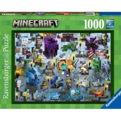 Ravensburger - Puzzle Minecraft 1000 piezas para adultos y niños