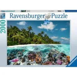 Ravensburger - Puzzle paisaje de las Maldivas, 2000 piezas ㅤ