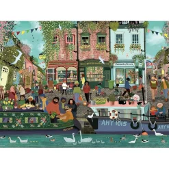 Ravensburger - Puzzle Paisaje Ribereño 1000 Piezas ㅤ