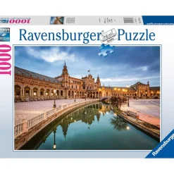 Ravensburger - Puzzle paisaje Sevilla 1000 piezas Plaza España ㅤ