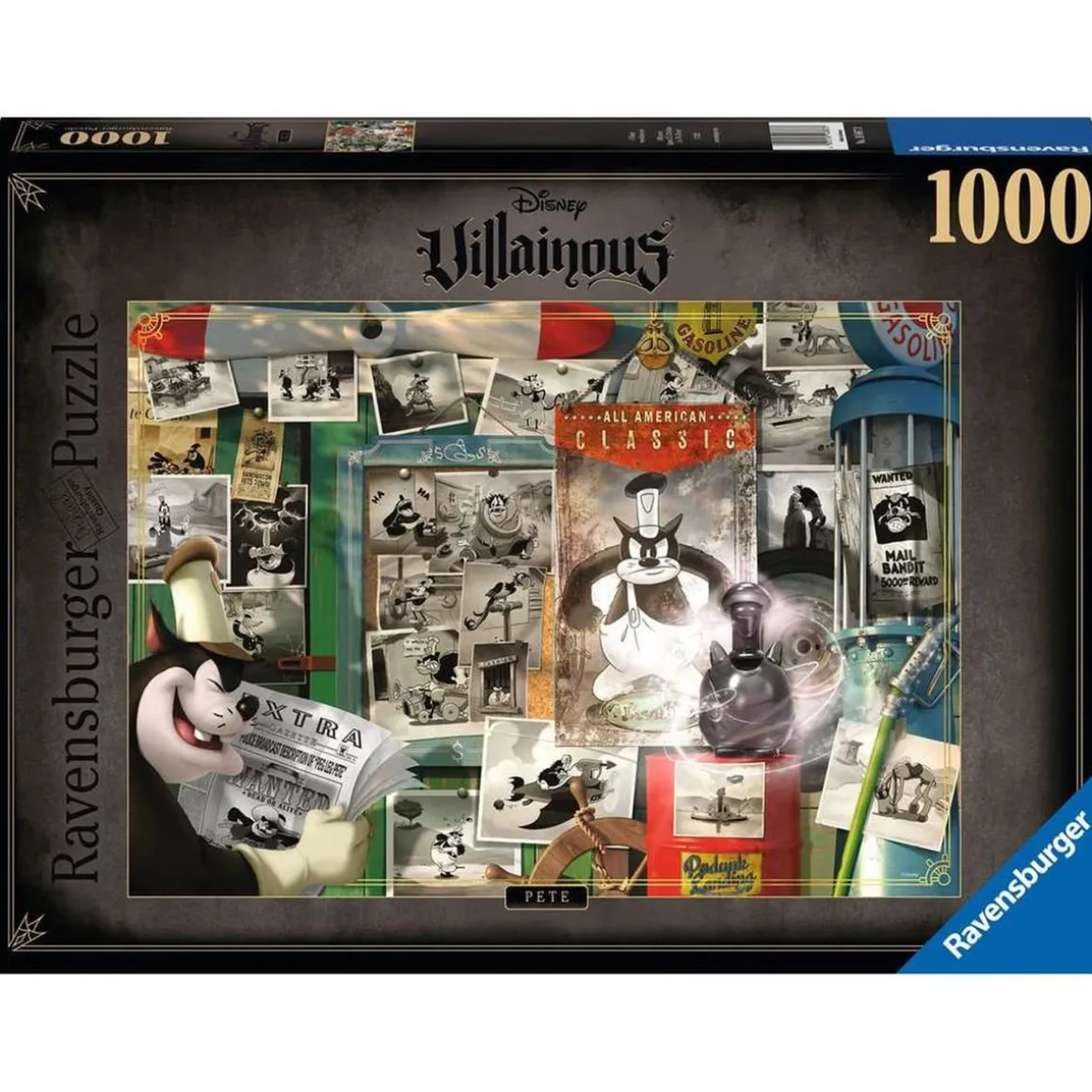 Ravensburger - Rompecabezas Villainous: Pete de 1000 piezas para adultos ㅤ